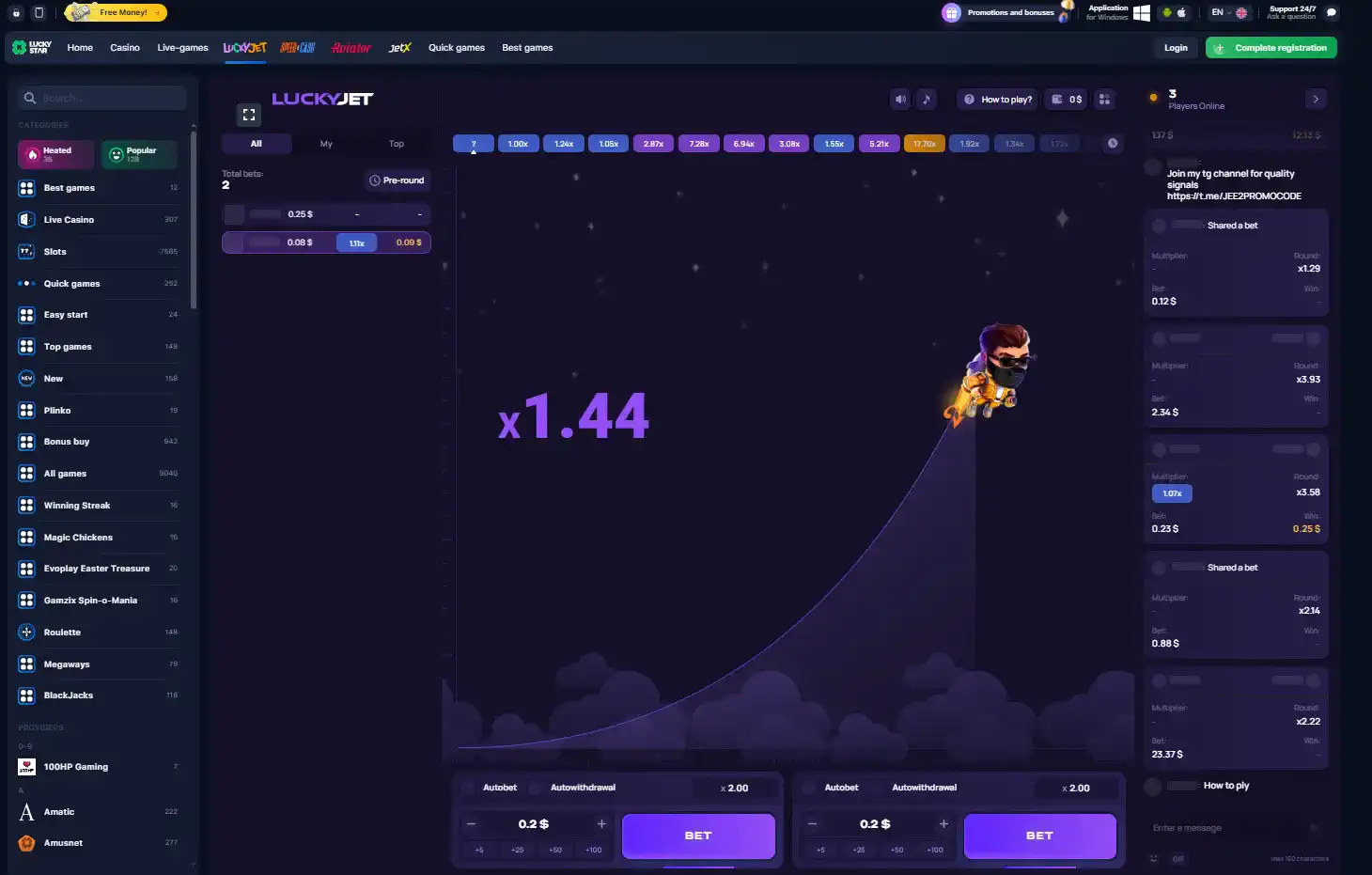 Lucky Star Lucky Jet